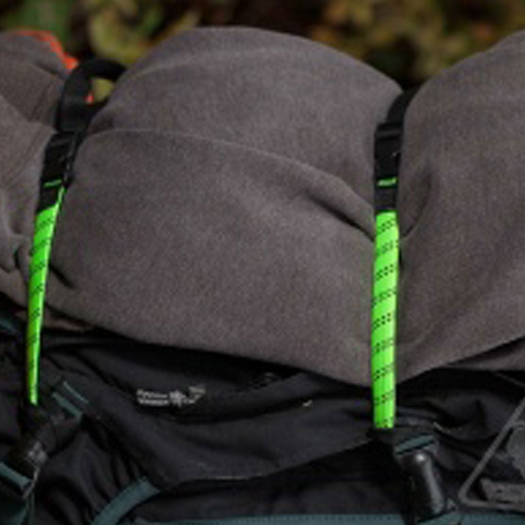 ROK Straps - Pack Stretch Strap - Black/Blue/Green 359