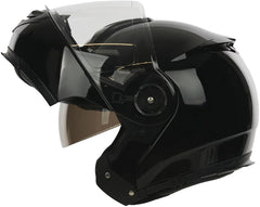 Spada Bastion Flip Up Motorcycle Helmet - Black