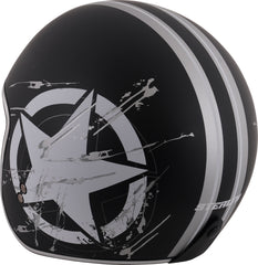 Stealth Open Face Motorcycle Helmet - Star Rider