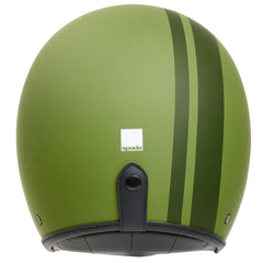 Spada Ace Command Open Face Motorcycle Helmet - Matt Green