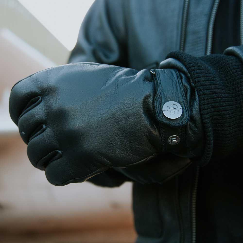 Spada Injector CE Waterproof Motorcycle Gloves - Black