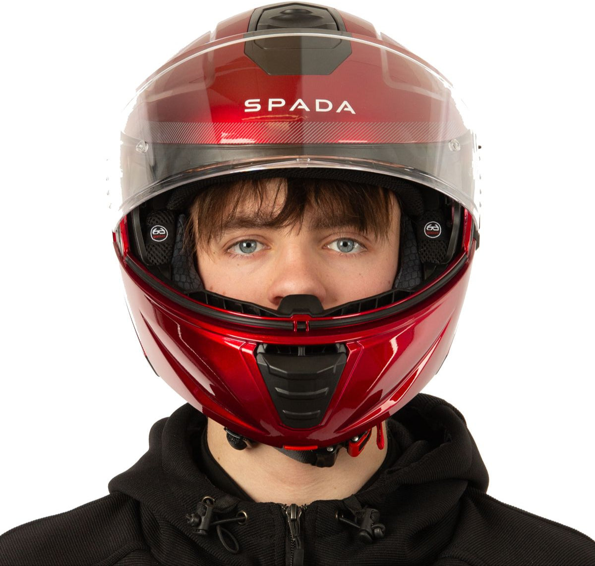 Spada Orion 2 Flip Up Motorcycle Helmet - Allure Red/Blue