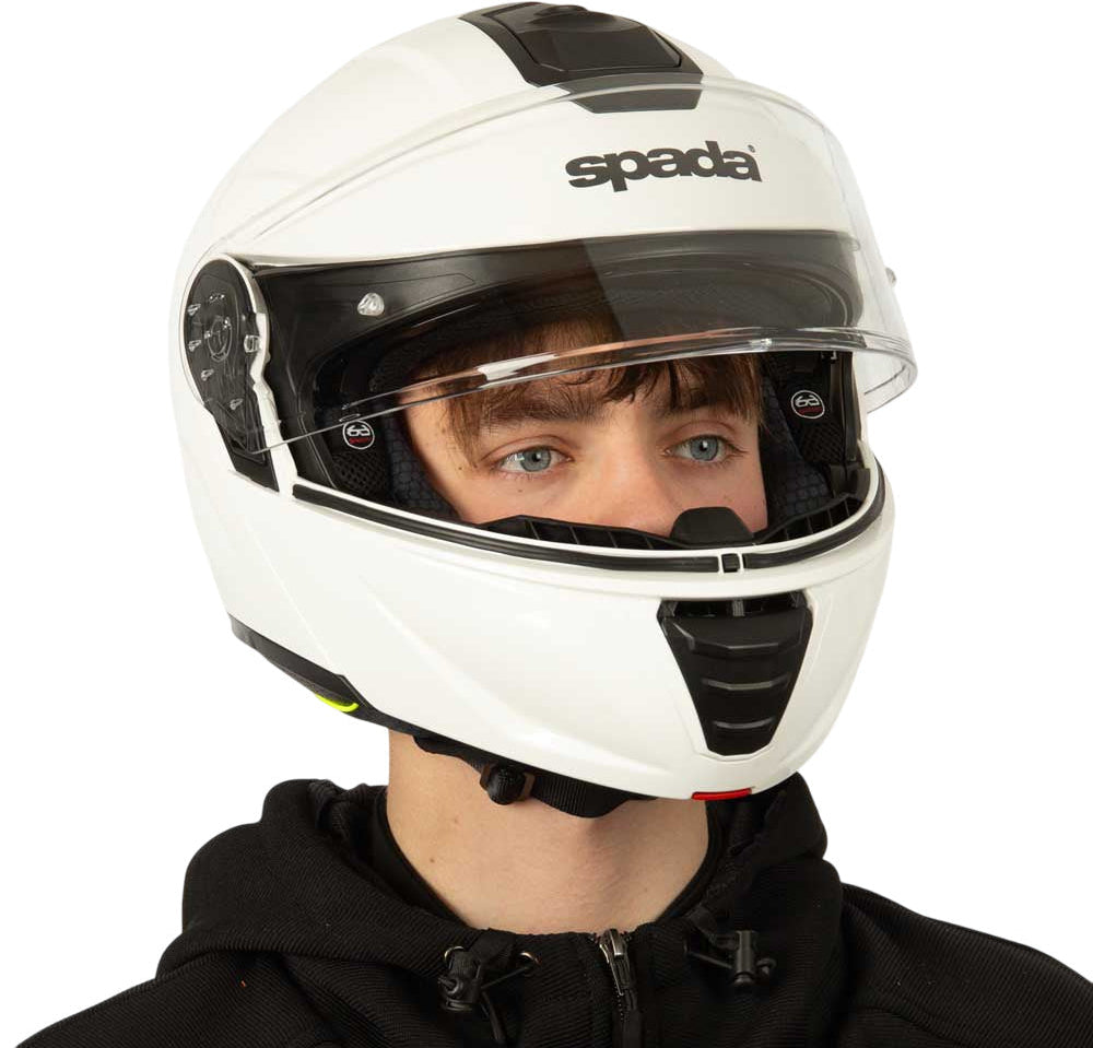 Spada Orion 2 Flip Up Motorcycle Helmet - White