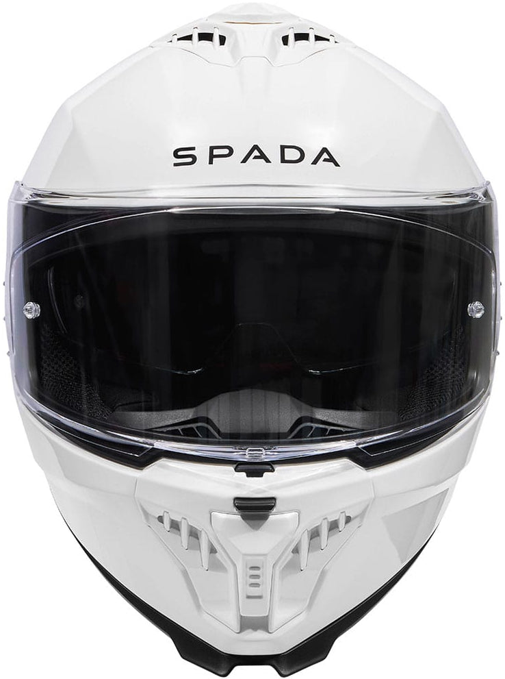 Spada SP18 Full Face Motorcycle Helmet - White