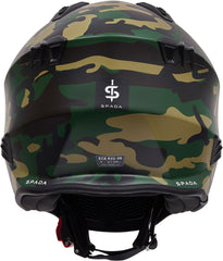 Spada Storm 06 Open Face Motorcycle Helmet - Camo