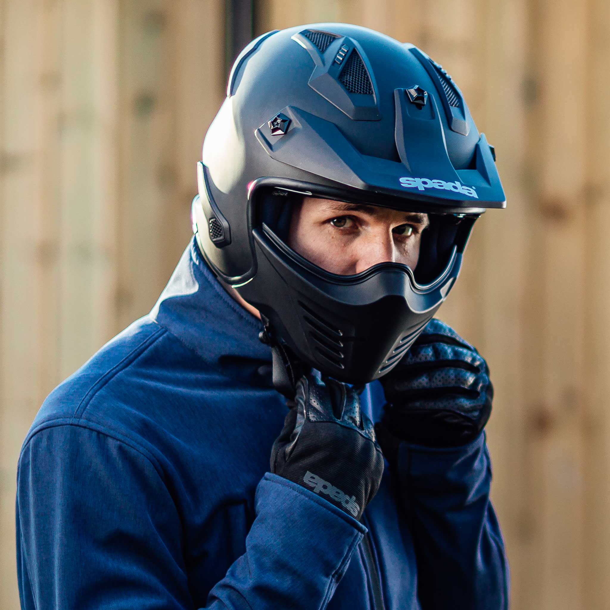 Spada Storm 06 Open Face Motorcycle Helmet - Matt Black