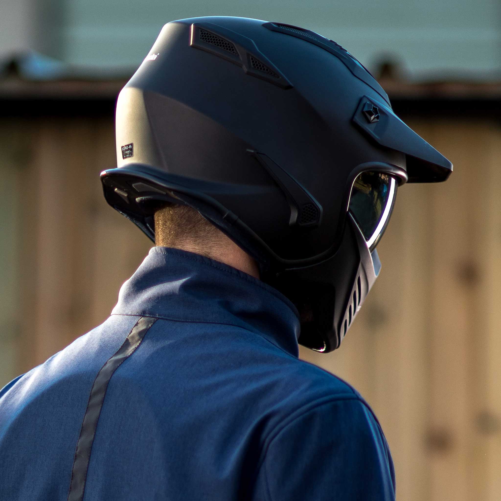 Spada Storm 06 Open Face Motorcycle Helmet - Matt Black