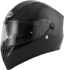 Vcan H128 Full Face Motorcycle Helmet - Gloss Black
