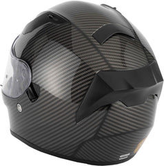 Vcan H128 Full Face Motorcycle Helmet - Venom Carbon