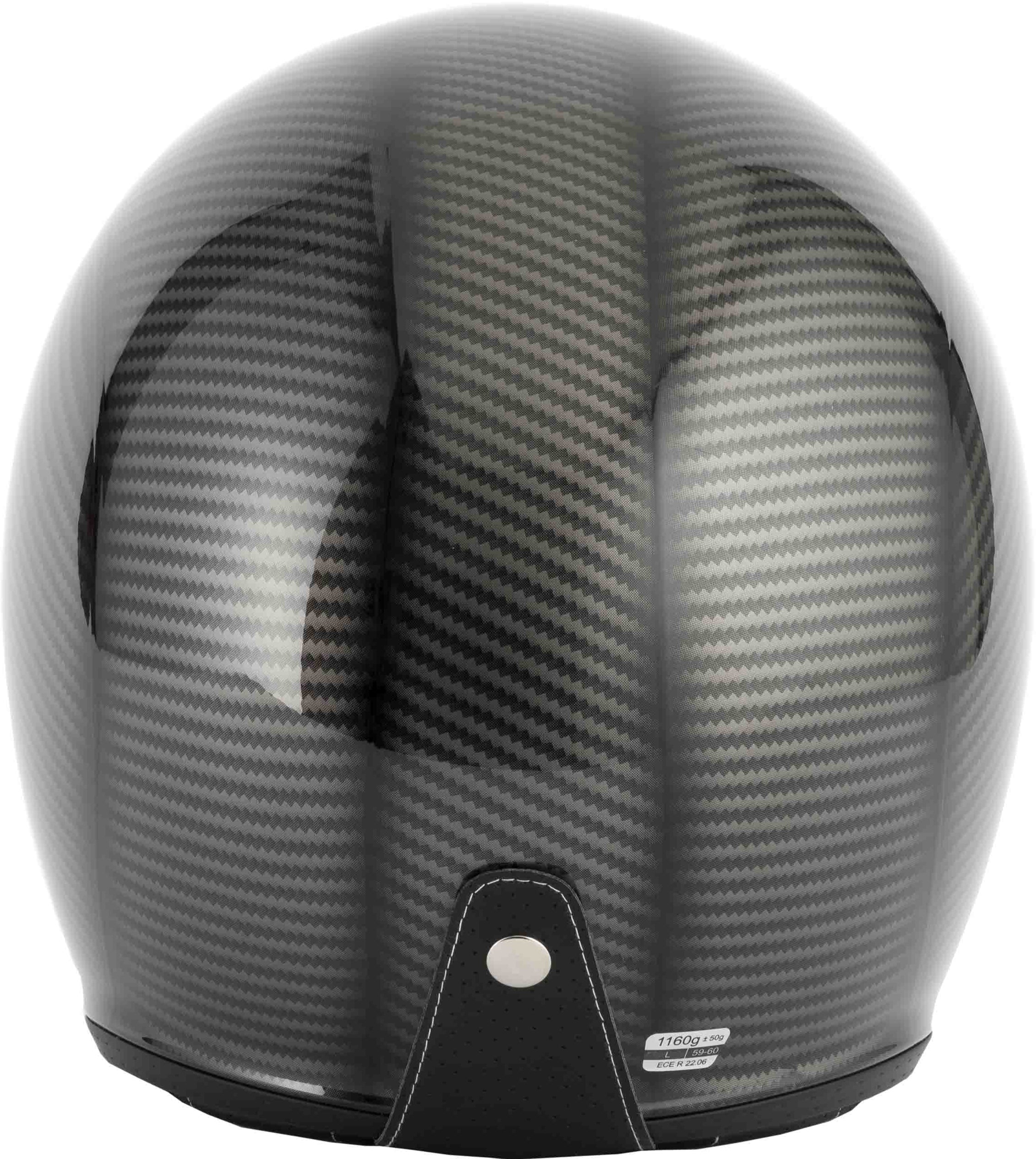Vcan H589 Open Face Motorcycle Helmet - Delta Carbon
