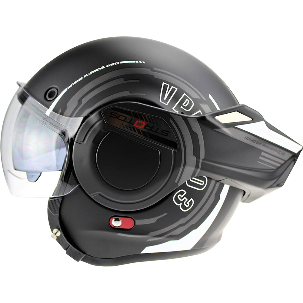 ViPER F242 Flip Up Motorcycle Helmet - Revo White