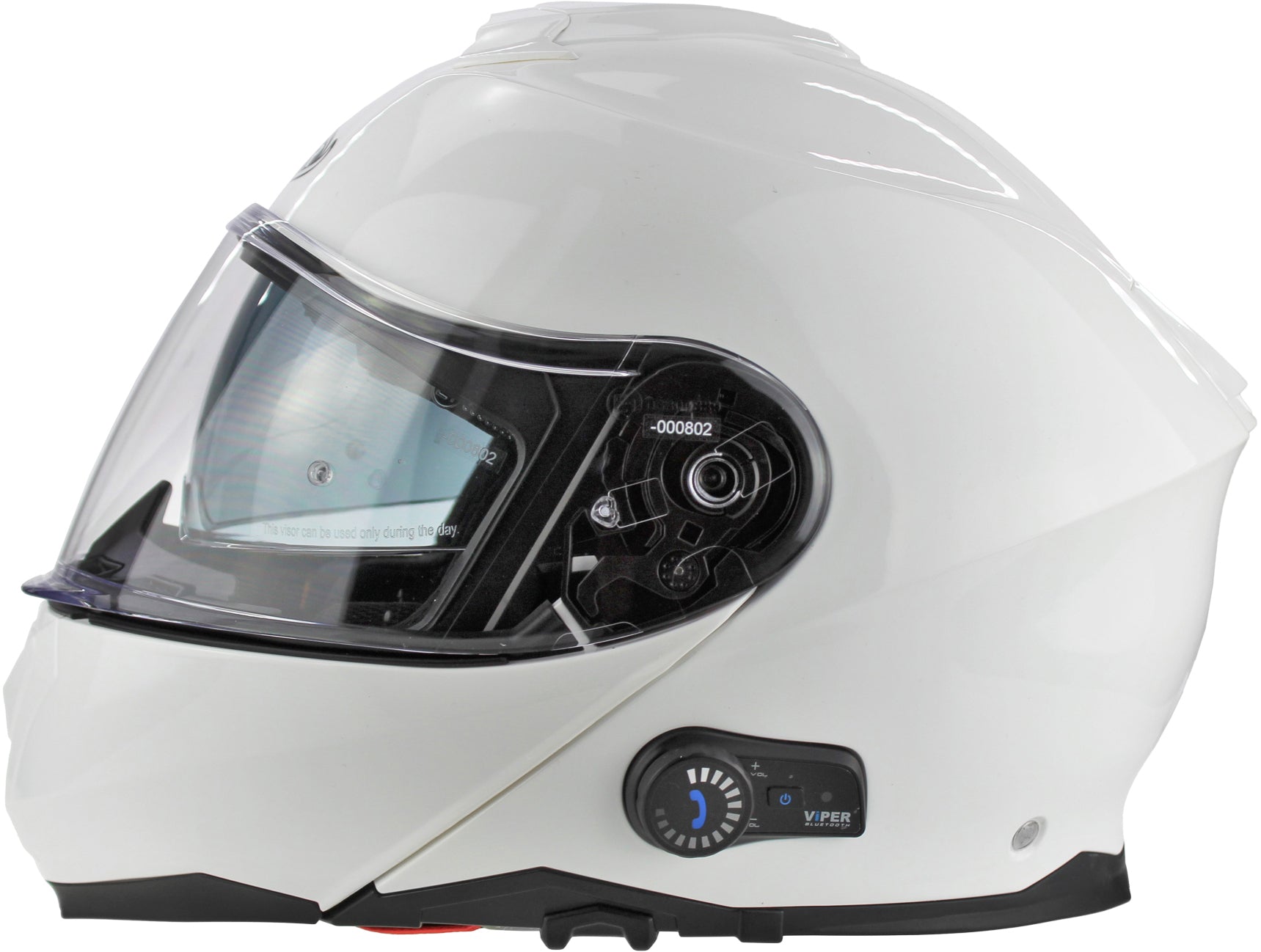 ViPER RS-V191 Flip Up Motorcycle Helmet - White
