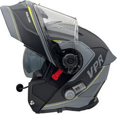 ViPER RS-V121 v8 Flip Up Blinc Bluetooth Motorcycle Helmet - Orbit Fluo