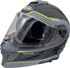 ViPER RS-V121 v8 Flip Up Blinc Bluetooth Motorcycle Helmet - Orbit Fluo
