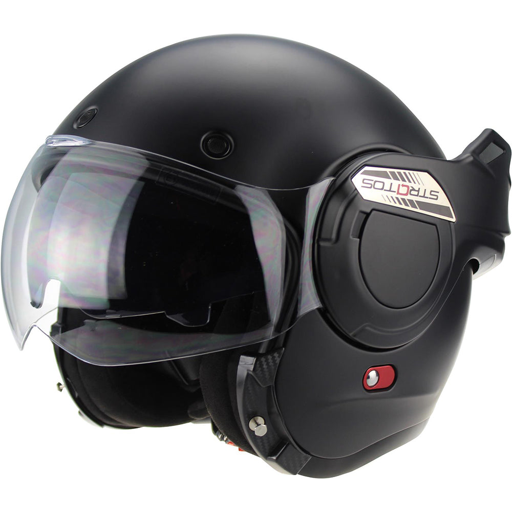 ViPER F242 Flip Up Motorcycle Helmet - Matt Black