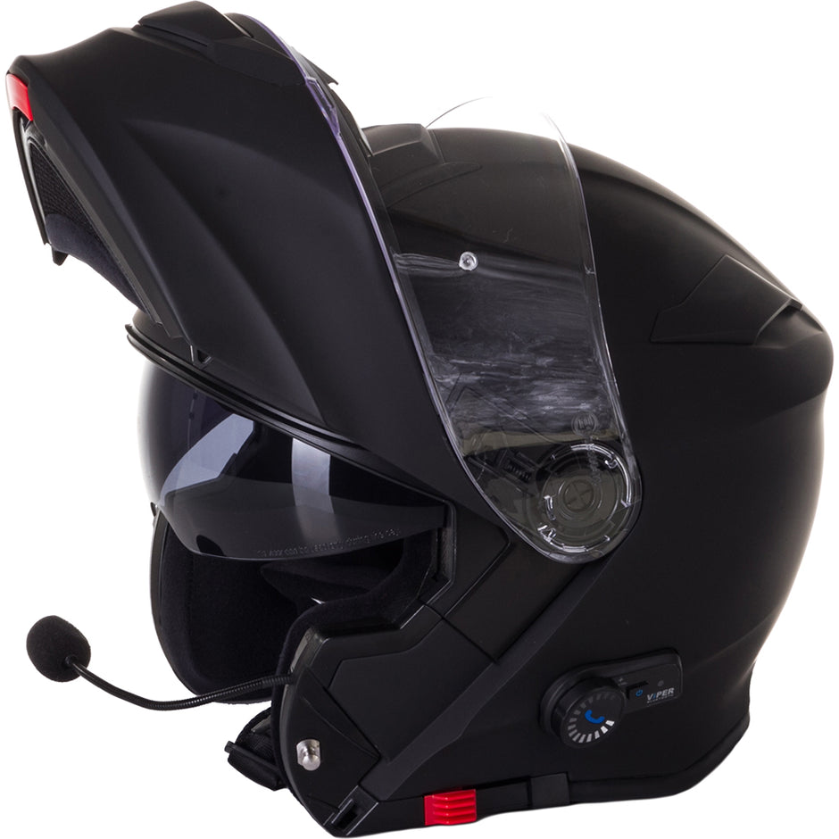 bluetooth stereo motorcycle helmet viper rs v121 RS-V121 v8 Flip Up Blinc Length:BASX71MF / 7'1