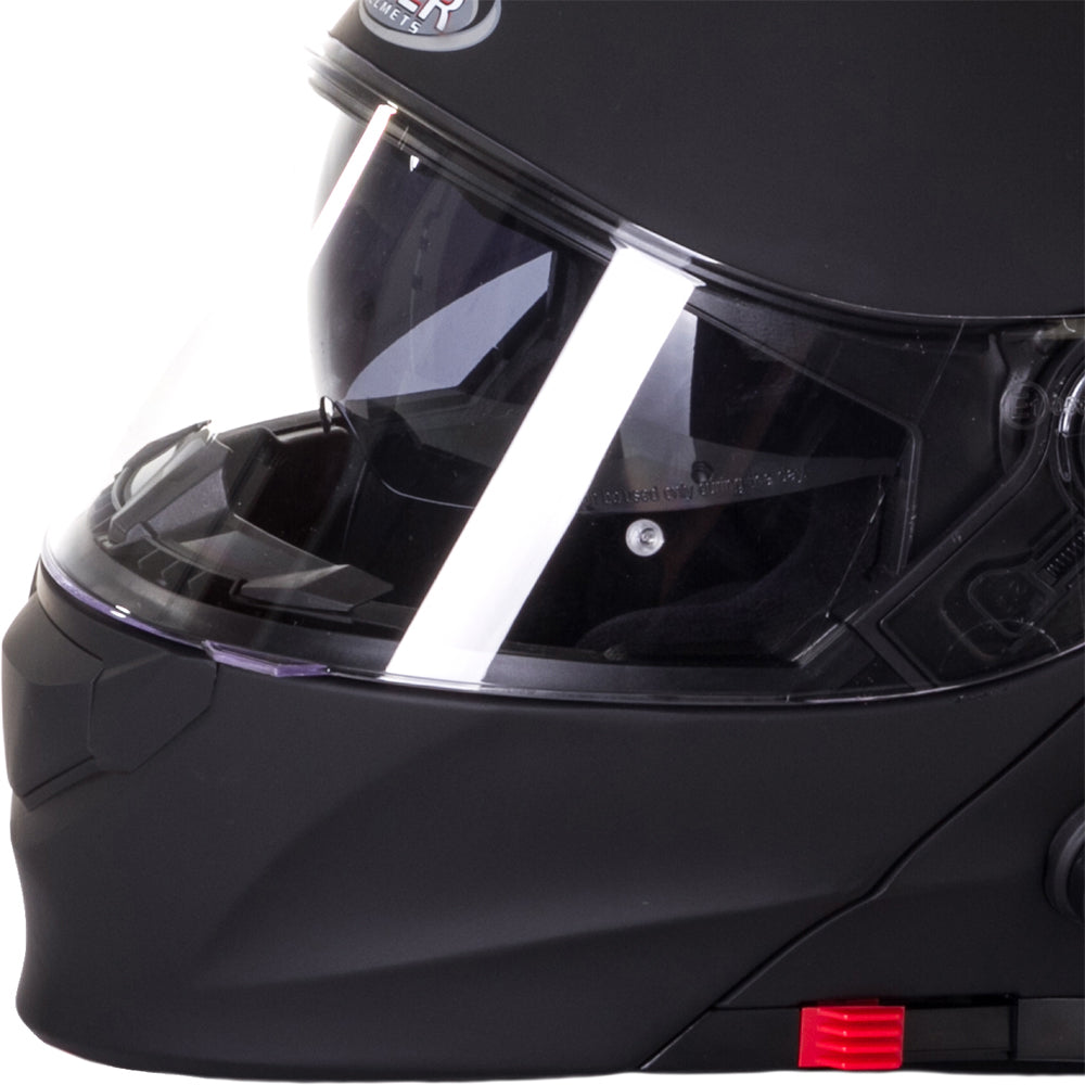 ViPER RS-V171 Flip Up Motorcycle Helmet - Matt Black