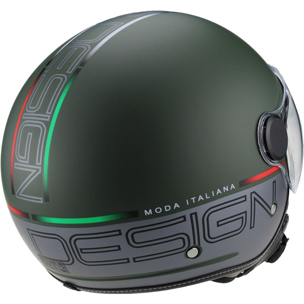 ViPER RS-V19 Open Face Motorcycle Helmet - Forza Green Matt