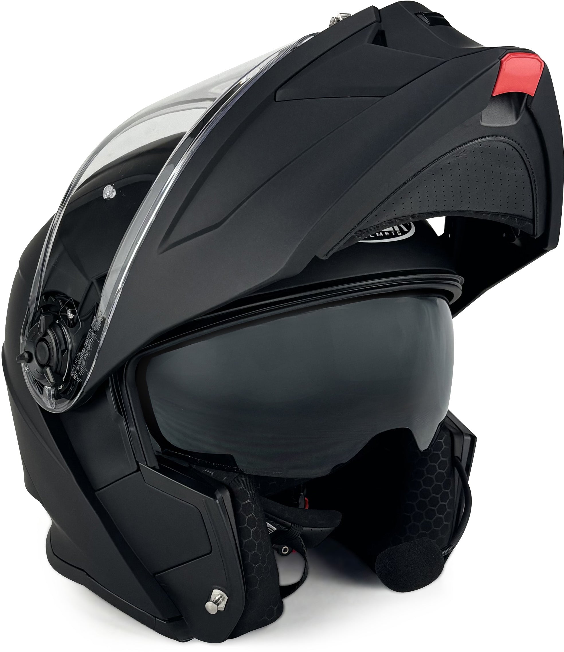 bluetooth stereo motorcycle helmet viper rs v121 ViPER RS-V121 v8 Flip Up Blinc Bluetooth Motorcycle Helmet